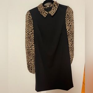 Tommy Hilfiger dress in size 2 - black/ cheetah print - mini
